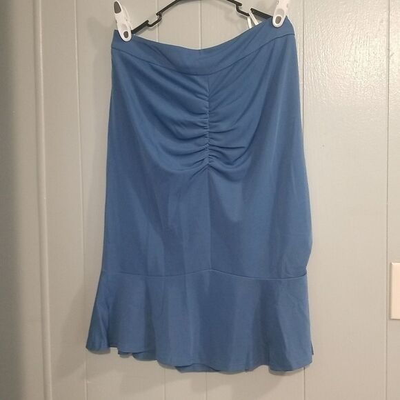 High Waist Mermaid Bodycon skirt MEDIUM NEW WITH TAGS  BLUE 2XL - Picture 1 of 11